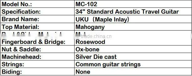 China wholesale 34" mahogany string acoustic guitars