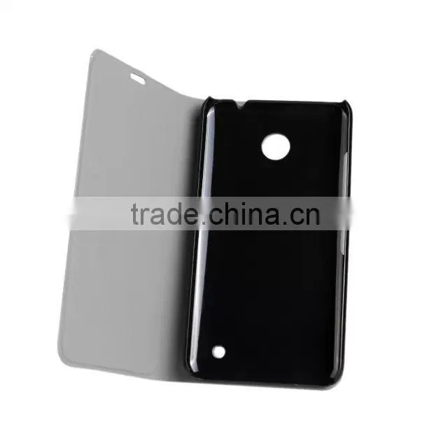 Lichee Texture PU Flip case with Holder for Nokia Lumia 630