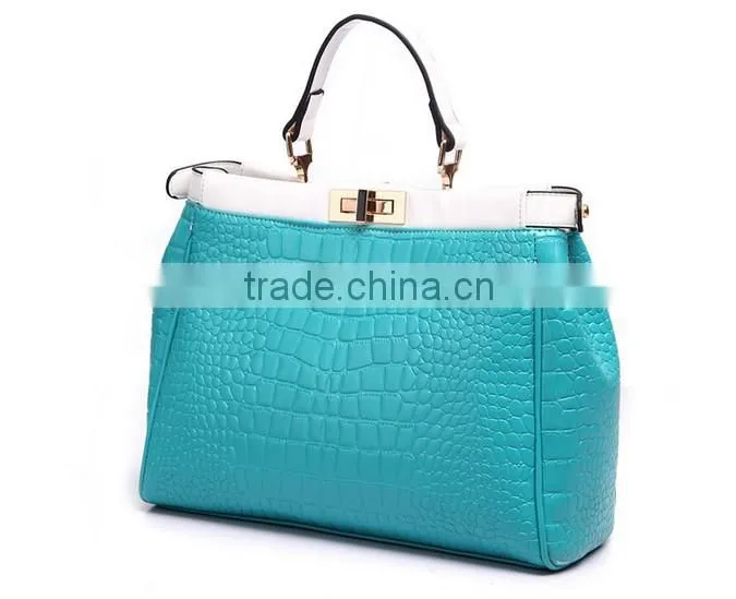 New Arrival High Quality Woman Leather Handbag, Lady Leather Briefcase