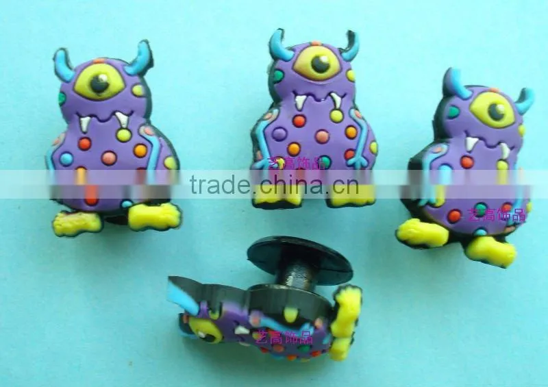 Best-selling pvc shoe charm for 3D&2D gifts