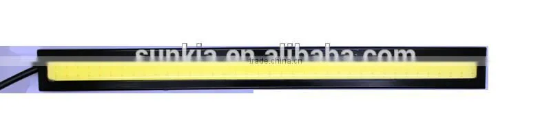 Universal Fit for any car any brand 17cm cob led light bar cob led drl daytime running light