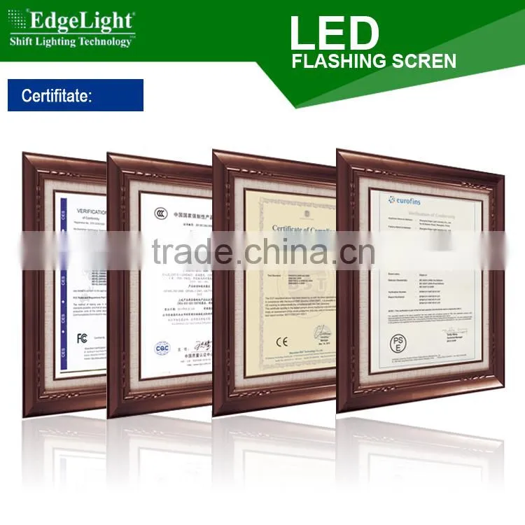 Edgelight dynamic Light box Backlit modules advertisement china products