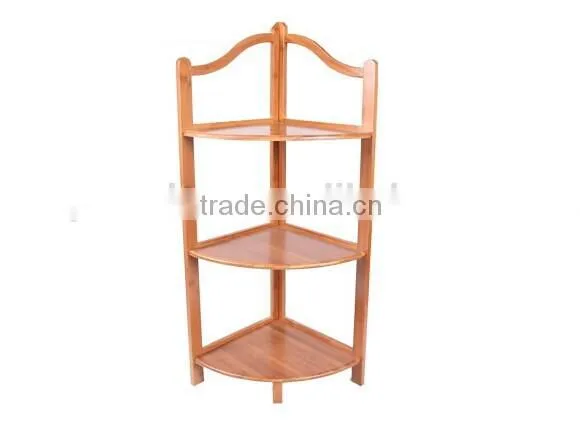 Bamboo Corner Storage Rack
