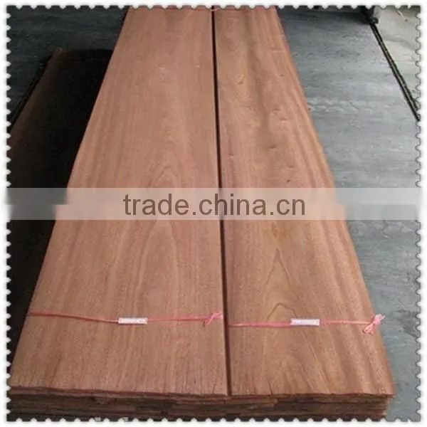 natural sapelli wood face veneer sapelli veneer for skateboard veneer factory