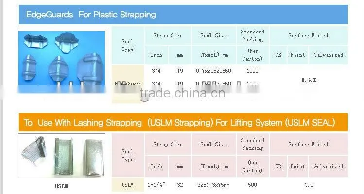 Steel Strap Seals