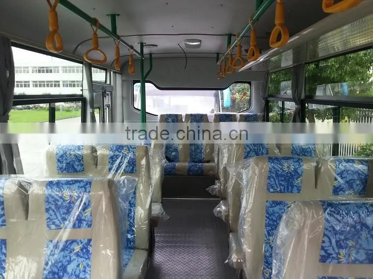 China diesel fuel 6.6m Diesel maual 23 seats new model mini bus for sale