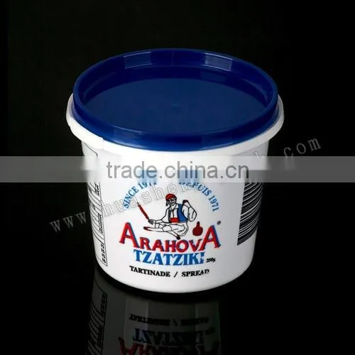 Wholesale customed PP plastic ice cream tub