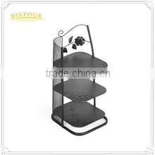 7 tiers metal black indoor deco portable shoe racks