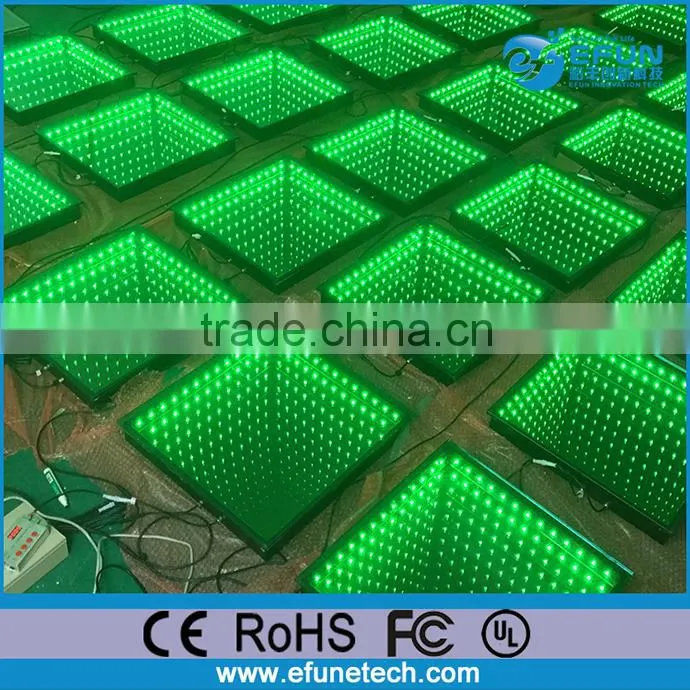 rgb color led dance flooring,dmx rechargeable led 3d temper glass dance floor
