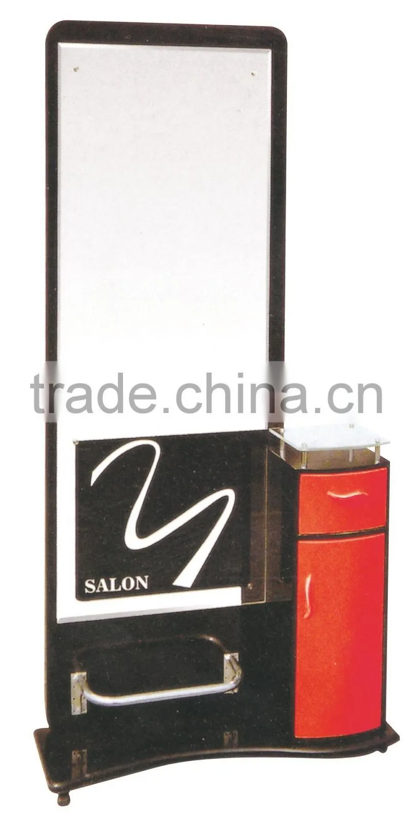 European design salon styling mirror; fashionable simple salon mirror