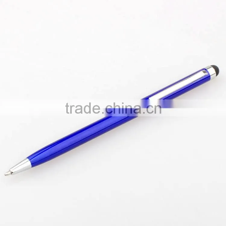 office and school use digital touch stylus metal ball pen for promotional
