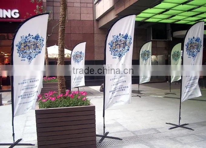 Outdoor Advertising Flag Banner, Water Base