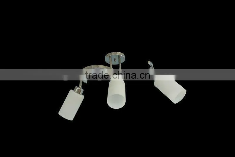 Chrome and white Chandelier pendant for living room made in China