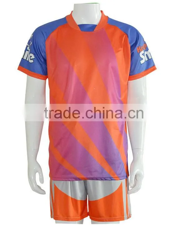 Customized any logo name numbers breathable sublimation soccer uniform
