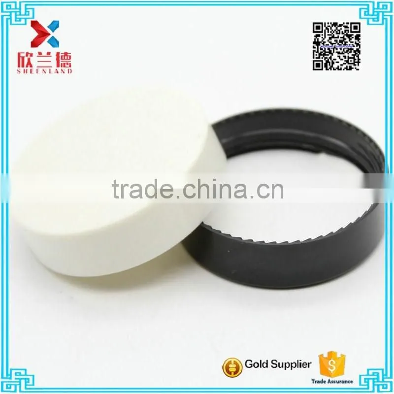 wholesale black and white ABS cap lid for cream jar