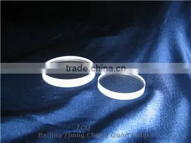 polishing 60/40 clear circular quartz windows 45*3mm
