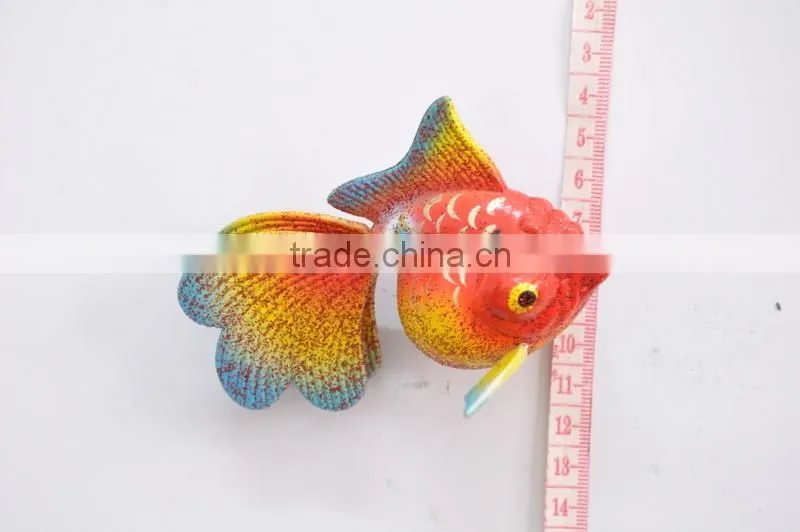 4 inch Handmade Goldfish Shaped Tourist Souvenir Fridge Magnet