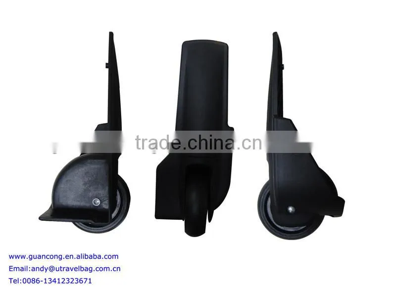 Competitive PP/PVC/TPU luggage caster wheel for outside luggage
