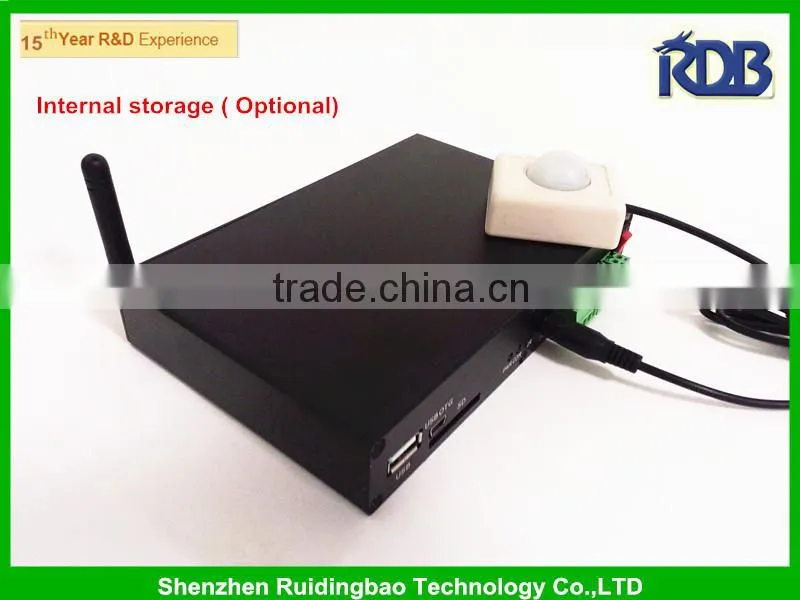 RDB Shenzhen New products Network 1080P Full HD Gigabit Network Media Player with internal storage DS009-37