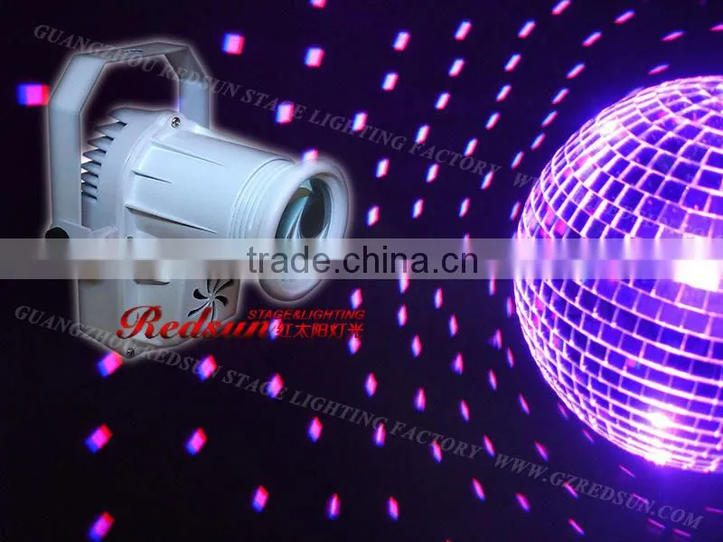 Lowest price and super brightness RGBW professional stage light equipment DMX pinspot LED Mini party effect light