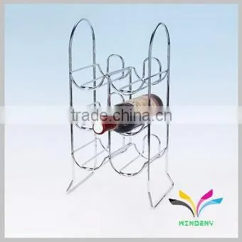Factory supplier high capacity 12 holders durable metal beer can display stand