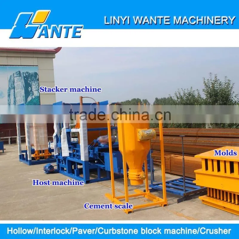 2015 China Block Machinery QT5-15 paving brick machine marble block machine hot sale for middle east market
