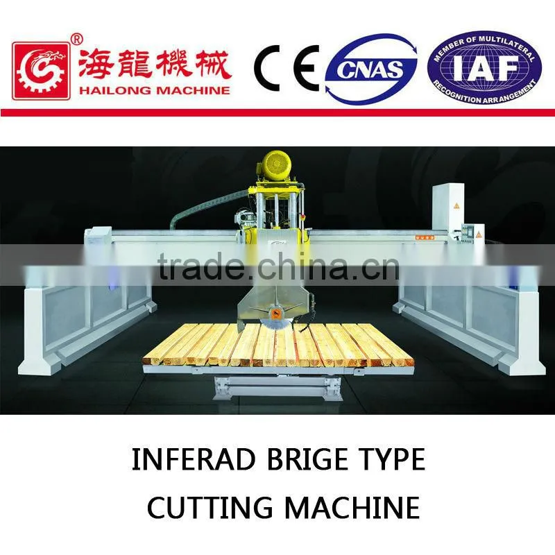 Laser bridge granite/marble/stone saw slab tile cutter