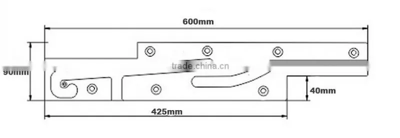 Plastic Guide Extension Table Guide Rail(table extension slide)