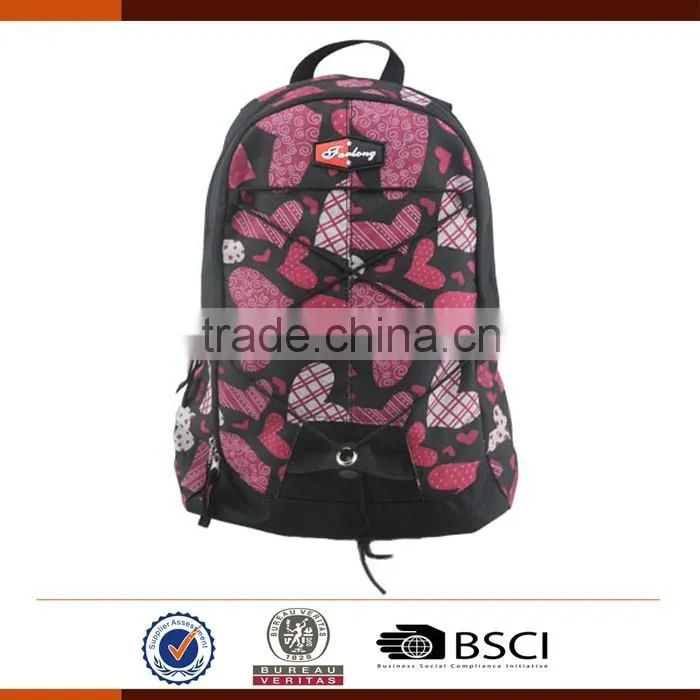 Fashion 600D Sublimation School Bags Backpack