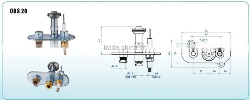 Natural gas burner for furnace