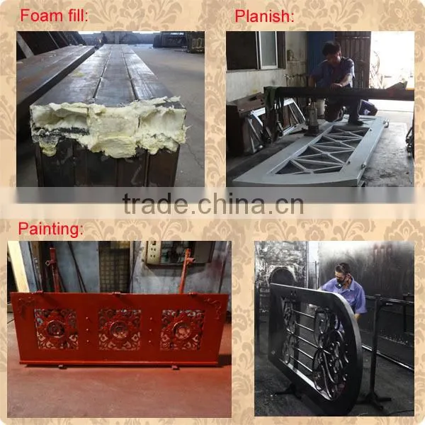 Popular design wrought iron front door design