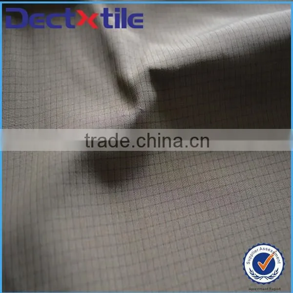 wholesale textile polyester double layer lattice fabric made in china