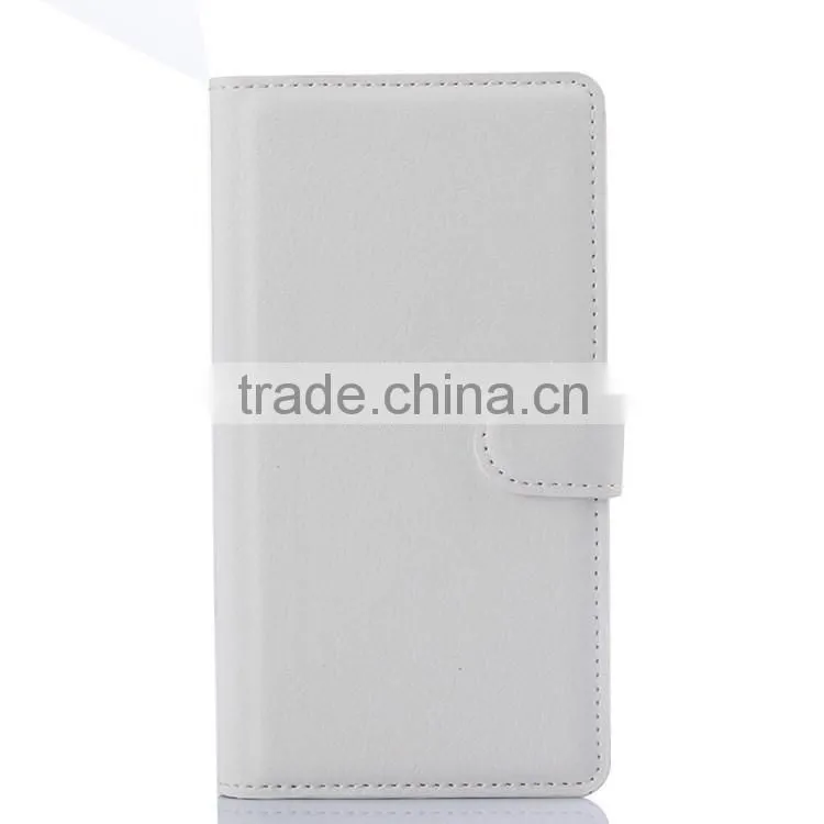 Hot Selling Two Mobile Phone Leather Flip Case For Sony M4 Leather Case