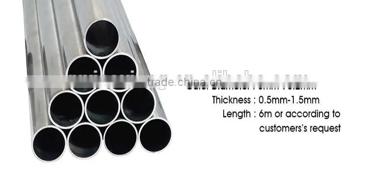 Wholesale Alibaba 304 Round Small Diameter Seamless Stainless Steel Tube