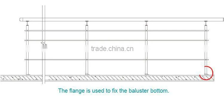 Factory Price Customize Iso9001/Bv/Sgs Stainless Steel Flat Bar Wall Flange