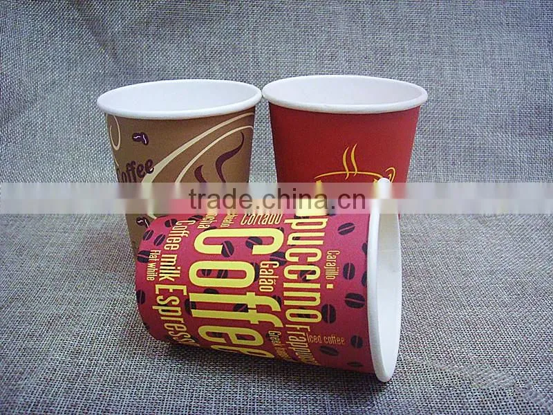 Disposable 8.25oz Vending cups, coffee cups for the Europe Market