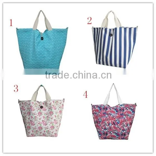 hot seller plain cotton canvas Diaper Bag