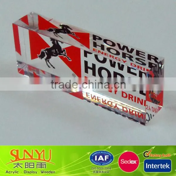 transparent paperweight acrylic paperweight