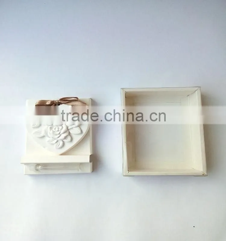 2015 Latest White Ceramic Rose Flower Fragrance Diffuser For Decoration