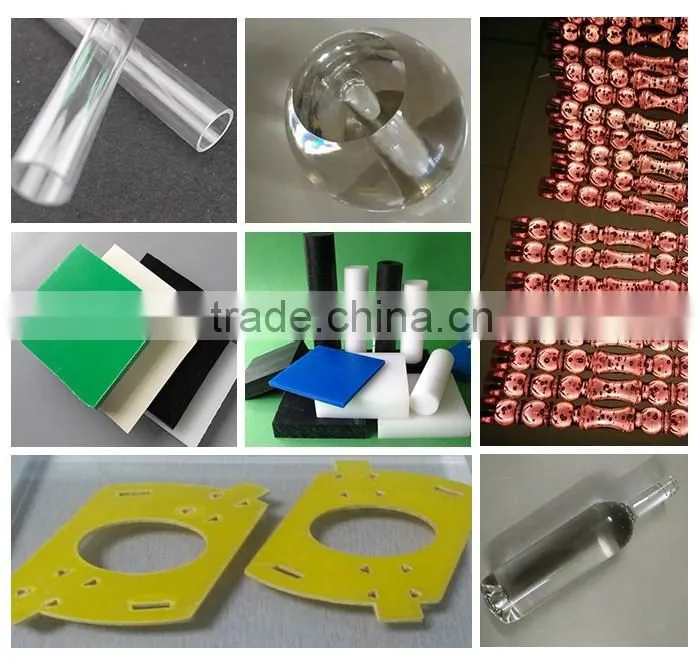 hollow threaded tube plastic tube pipe cutting