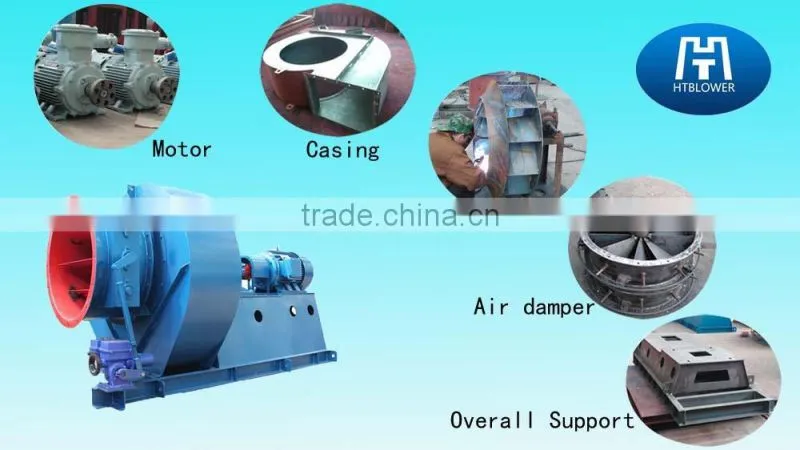 High-temperature wrought smelting furnace blowers