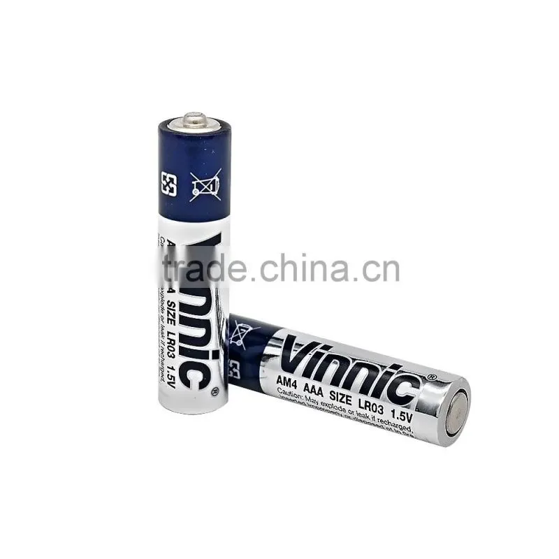 am3/aaa/lr03 0% Mercury Alkaline Dry Battery