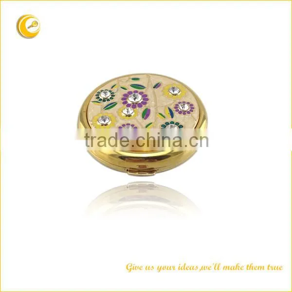 magnification mirror decorative handbag compact mirror