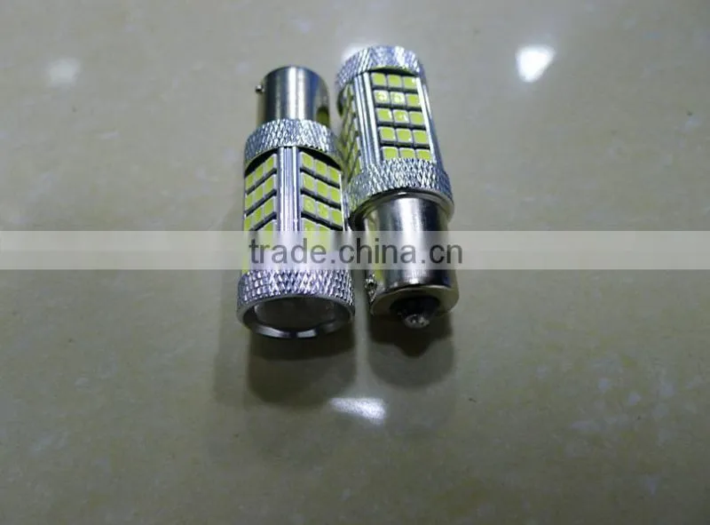 Car 1156 Ba15s 63SMD 2835 LED Turn Signal Rear Light Bulb 12v bakeup light/turn light