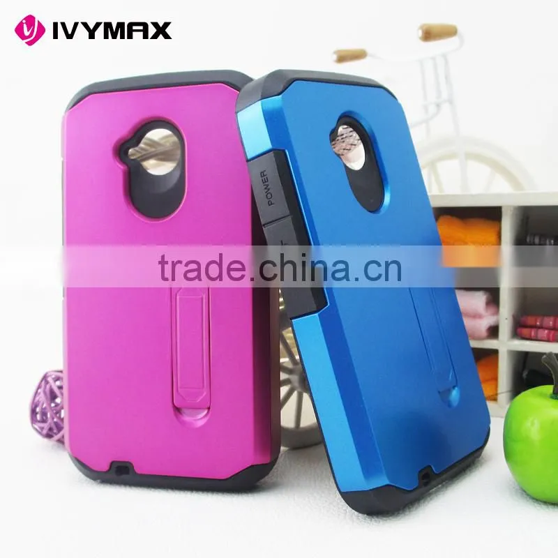 White color mobile case for motorola e2 cell phone accessories