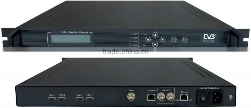 hd encoder modulator/DVB-C HDMI Encoder Modulator (4HDMI in,DVB-C out)