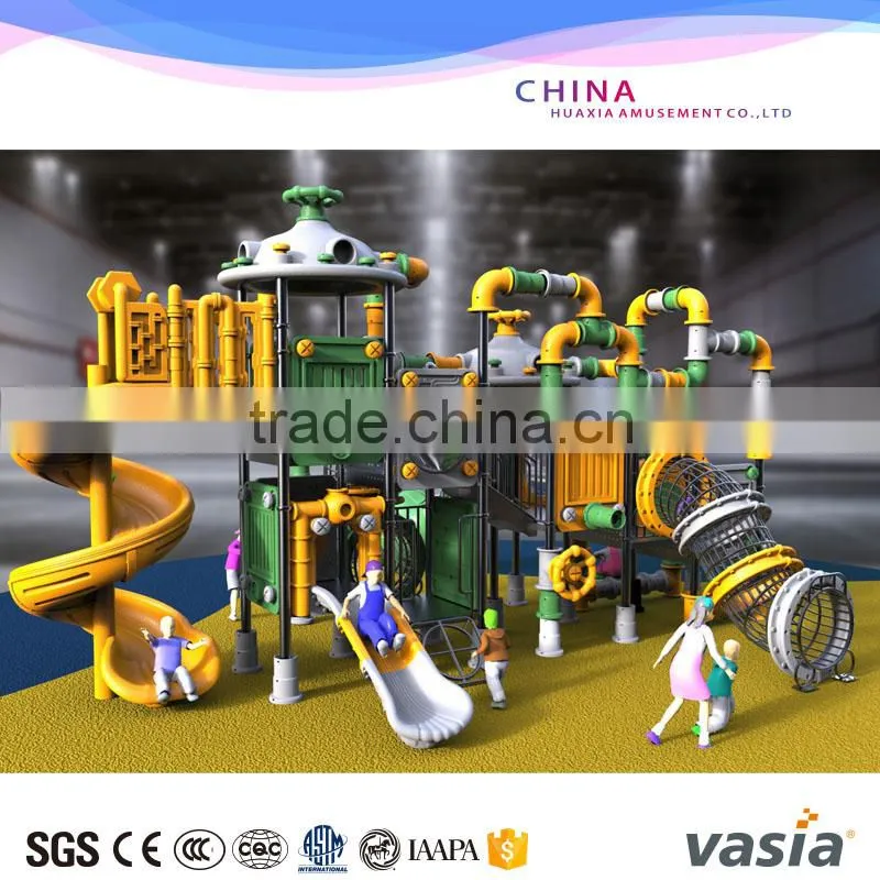 large outdoor playground plastic equipment children play ground
