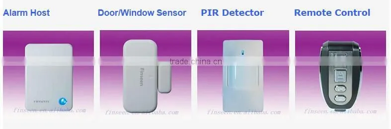 Wireless Burglar alarm Cloud based IP Alarm for home security no sim card