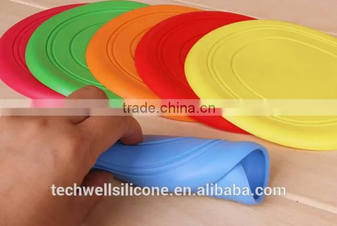 Loge print available Silicone Pet Plate Frisbee