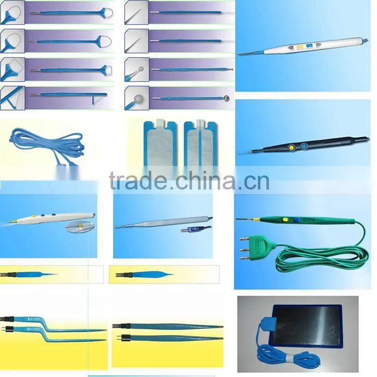 MCS-2000I Electrosurgical Instruments with Bipolar Forceps and Electrosurgical Generator Six Modes 300W Electrosurgical Unit